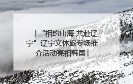 “相约山海 共赴辽宁”辽宁文体旅专场推介活动亮相韩国