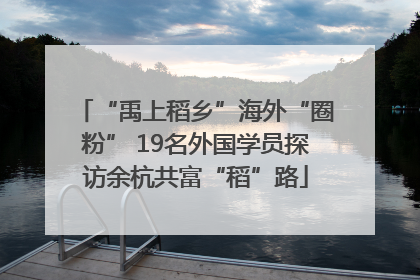 “禹上稻乡”海外“圈粉” 19名外国学员探访余杭共富“稻”路