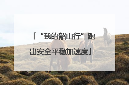 “我的韶山行”跑出安全平稳加速度