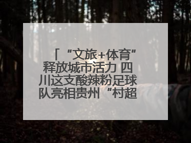 “文旅+体育”释放城市活力 四川这支酸辣粉足球队亮相贵州“村超”后收到感谢信