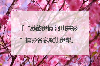“苏韵伊情 河山共影”摄影名家聚焦伊犁