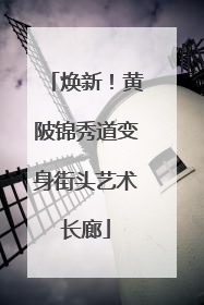 焕新！黄陂锦秀道变身街头艺术长廊