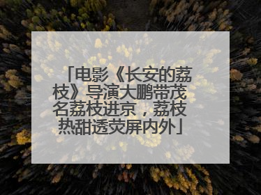 电影《长安的荔枝》导演大鹏带茂名荔枝进京，荔枝热甜透荧屏内外
