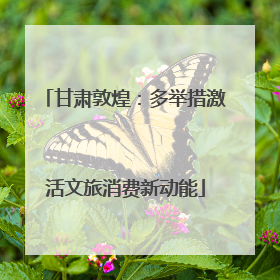 甘肃敦煌：多举措激活文旅消费新动能