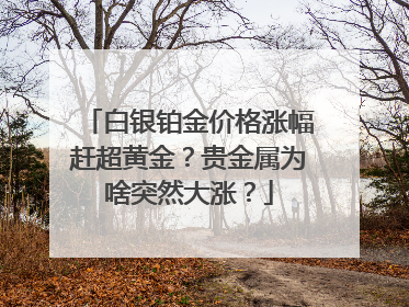 白银铂金价格涨幅赶超黄金？贵金属为啥突然大涨？