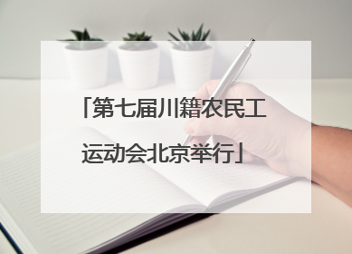第七届川籍农民工运动会北京举行