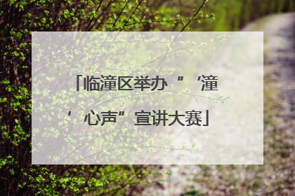 临潼区举办“‘潼’心声”宣讲大赛