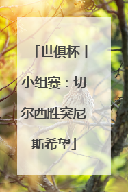 世俱杯丨小组赛：切尔西胜突尼斯希望