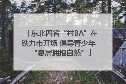东北四省“村BA”在铁力市开场 倡导青少年“息屏拥抱自然”