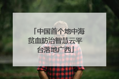 中国首个地中海贫血防治智慧云平台落地广西