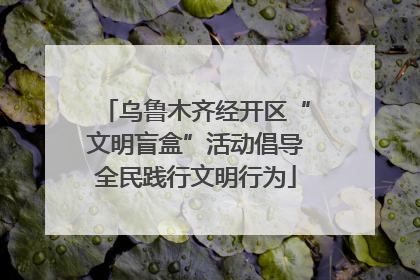 乌鲁木齐经开区“文明盲盒”活动倡导全民践行文明行为