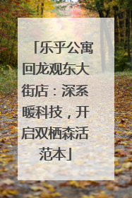 乐乎公寓回龙观东大街店：深系暖科技，开启双栖森活范本
