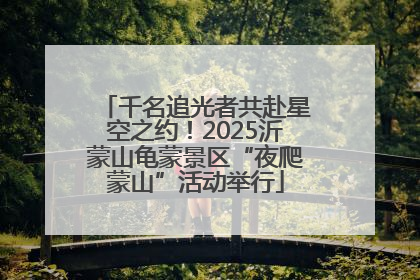 千名追光者共赴星空之约！2025沂蒙山龟蒙景区“夜爬蒙山”活动举行