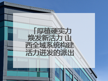 厚植硬实力 焕发新活力 山西全域系统构建活力迸发的派出所工作新生态