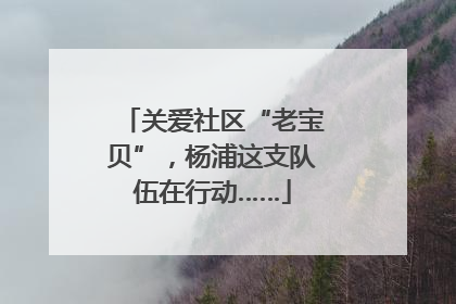 关爱社区“老宝贝”，杨浦这支队伍在行动……