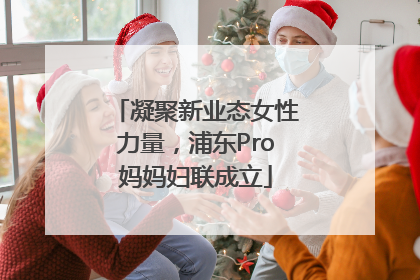 凝聚新业态女性力量，浦东Pro妈妈妇联成立