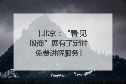 北京：“看·见殷商”展有了定时免费讲解服务
