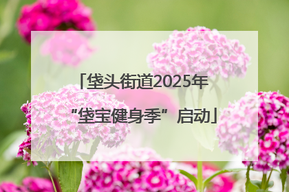 垡头街道2025年“垡宝健身季”启动