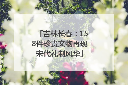 吉林长春：158件珍贵文物再现宋代礼制风华
