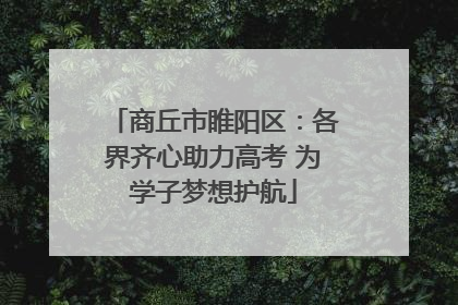 商丘市睢阳区：各界齐心助力高考 为学子梦想护航