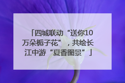 四城联动“送你10万朵栀子花”，共绘长江中游“夏香图景”