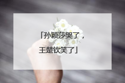 孙颖莎哭了，王楚钦笑了