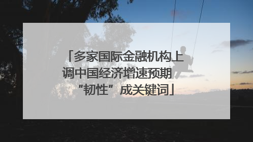 多家国际金融机构上调中国经济增速预期 “韧性”成关键词