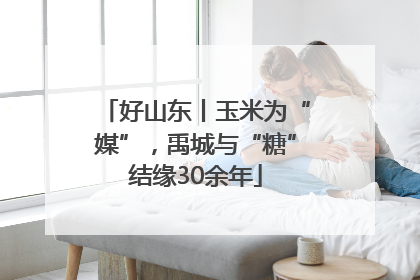 好山东丨玉米为“媒”，禹城与“糖”结缘30余年