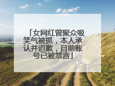 女网红曾聚众吸笑气被抓，本人承认并道歉，目前账号已被禁言