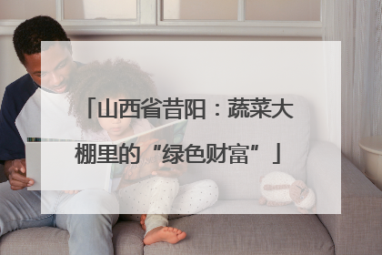 山西省昔阳：蔬菜大棚里的“绿色财富”
