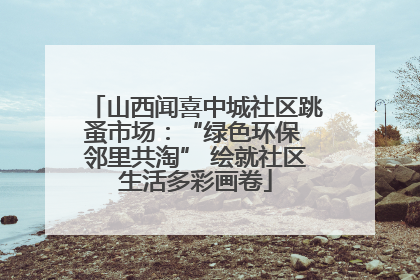 山西闻喜中城社区跳蚤市场：“绿色环保 邻里共淘” 绘就社区生活多彩画卷