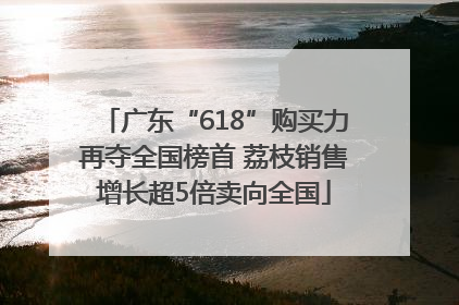 广东“618”购买力再夺全国榜首 荔枝销售增长超5倍卖向全国