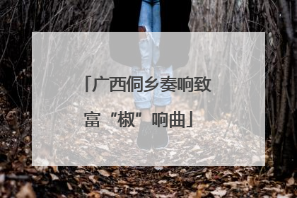 广西侗乡奏响致富“椒”响曲