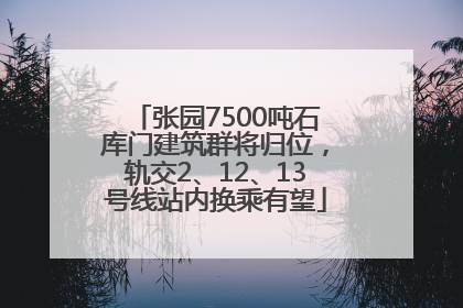 张园7500吨石库门建筑群将归位，轨交2、12、13号线站内换乘有望