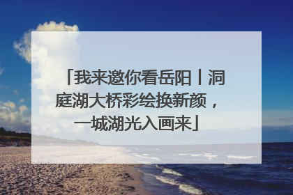 我来邀你看岳阳丨洞庭湖大桥彩绘换新颜，一城湖光入画来