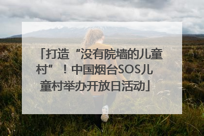 打造“没有院墙的儿童村”！中国烟台SOS儿童村举办开放日活动