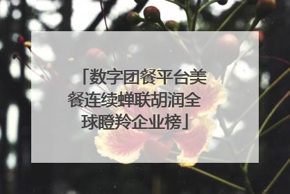 数字团餐平台美餐连续蝉联胡润全球瞪羚企业榜