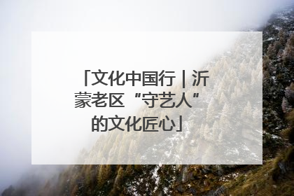 文化中国行｜沂蒙老区“守艺人”的文化匠心