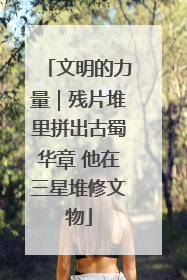 文明的力量｜残片堆里拼出古蜀华章 他在三星堆修文物