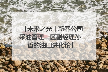 未来之光｜新春公司采油管理二区副经理孙哲的油田进化论