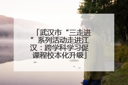 武汉市“三走进”系列活动走进江汉：跨学科学习促课程校本化升级