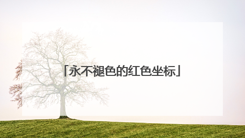 永不褪色的红色坐标
