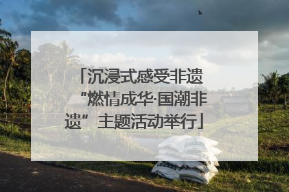 沉浸式感受非遗 “燃情成华·国潮非遗”主题活动举行