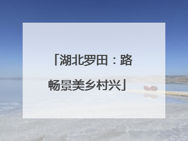 湖北罗田：路畅景美乡村兴