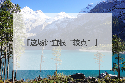 这场评查很“较真”