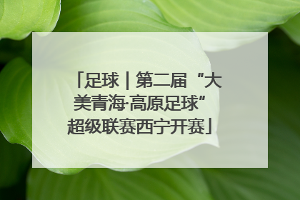 足球｜第二届“大美青海·高原足球”超级联赛西宁开赛