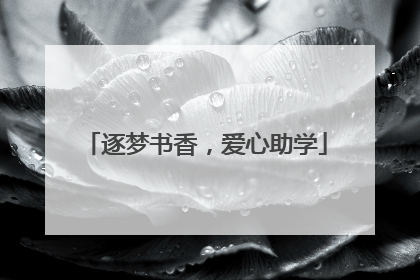 逐梦书香，爱心助学