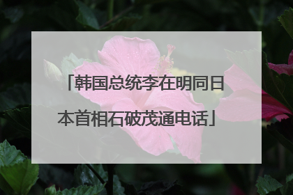 韩国总统李在明同日本首相石破茂通电话