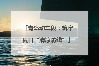 青岛动车段：筑牢夏日“清凉防线”