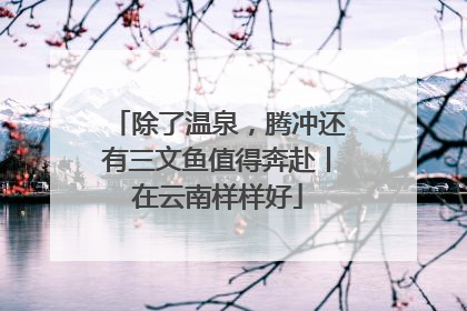 除了温泉，腾冲还有三文鱼值得奔赴丨在云南样样好